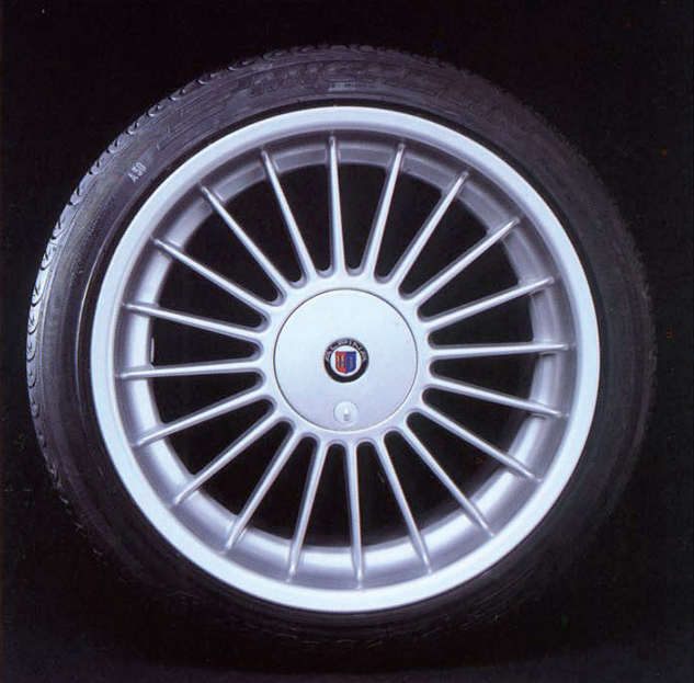 E38 アロイホイール ラウンドリム フロント用