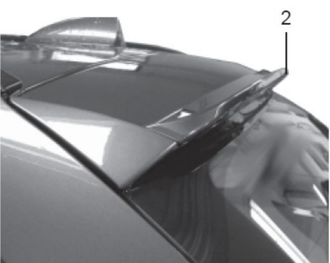 5シリーズ E61 リアスポイラー