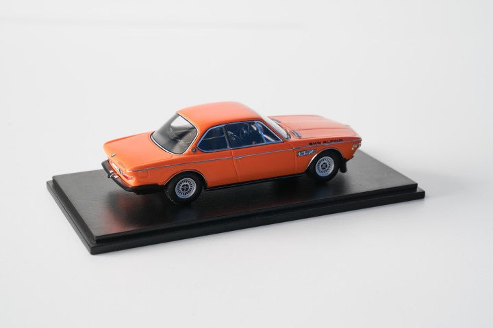 ミニチュアカー BMW ALPINA 3.0 CSL インカオレンジ 1/43