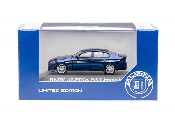 ミニチュアカー BMW ALPINA B5 リムジン(G30)限定版(LCI モデル) 1/87(ブルー)