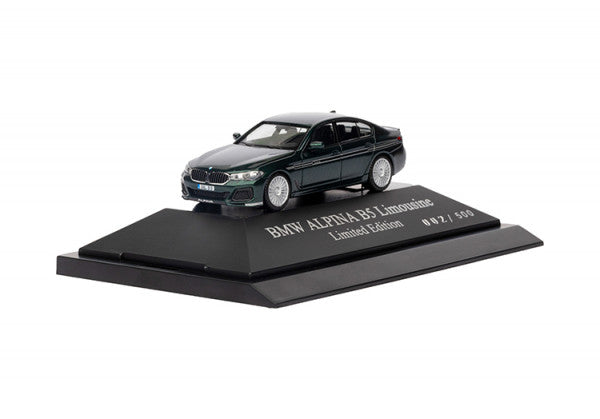 ミニチュアカー BMW ALPINA B5 リムジン(G30)限定版(LCI モデル) 1/87(グリーン)