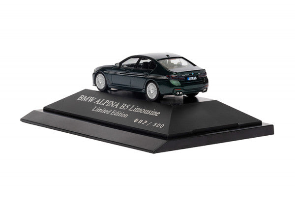 ミニチュアカー BMW ALPINA B5 リムジン(G30)限定版(LCI モデル) 1/87(グリーン)