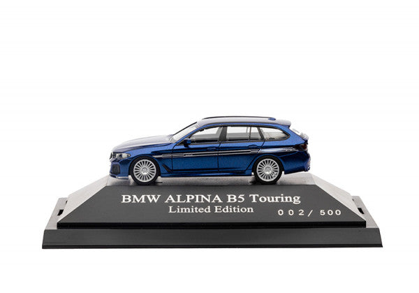 ミニチュアカー BMW ALPINA B5 ツーリング(G31)限定版(LCI モデル) 1/87(ブルー)