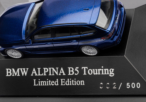 ミニチュアカー BMW ALPINA B5 ツーリング(G31)限定版(LCI モデル) 1/87(ブルー)