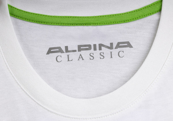 ALPINAクラシック Tシャツ CSLホワイト ユニセックス