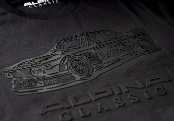 ALPINAクラシック Tシャツ CSLブラック ユニセックス