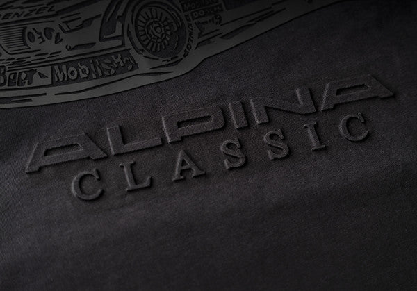 ALPINAクラシック Tシャツ CSLブラック ユニセックス