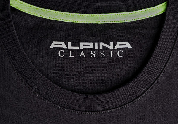 ALPINAクラシック Tシャツ CSLブラック ユニセックス