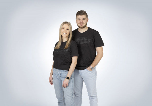 ALPINAクラシック Tシャツ CSLブラック ユニセックス