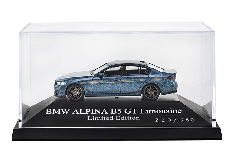モデルカー BMW ALPINA B5 GTリムジン (G30) アークティック レーズ ブルー 1/87 限定版