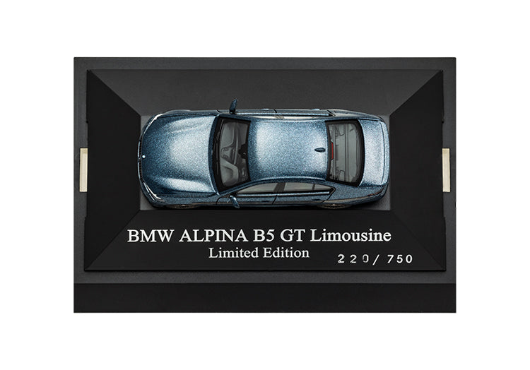 モデルカー BMW ALPINA B5 GTリムジン (G30) アークティック レーズ ブルー 1/87 限定版