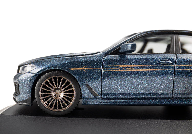モデルカー BMW ALPINA B5 GTリムジン (G30) アークティック レーズ ブルー 1/87 限定版