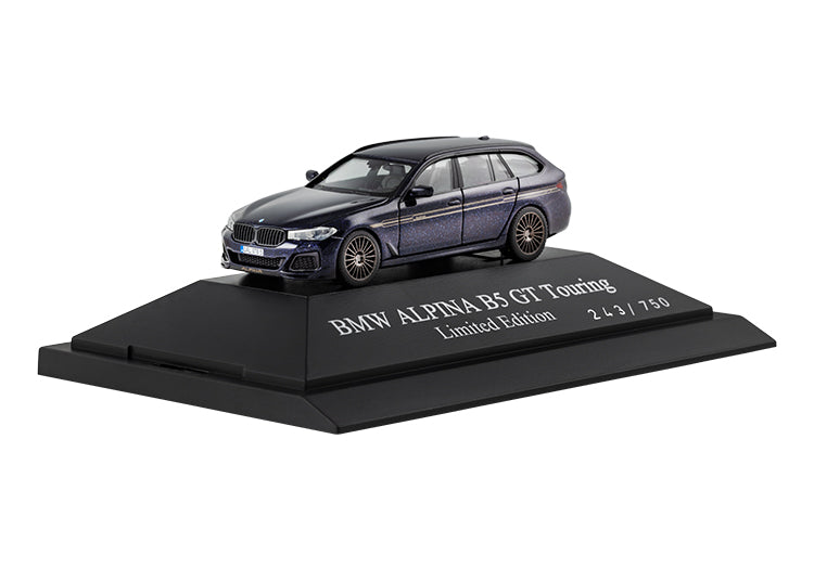 モデルカー BMW ALPINA B5 GTツーリング (G31) デイトナバイオレット 1/87 限定版