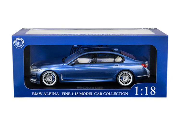 ミニチュアカー BMW ALPINA B7 (G12LCI) ALPINA ブルー 1/18