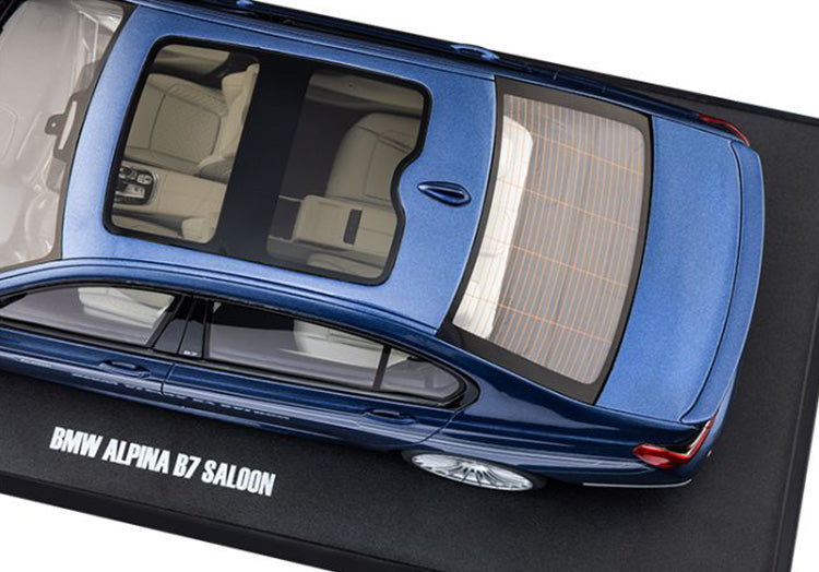 ミニチュアカー BMW ALPINA B7 (G12LCI) ALPINA ブルー 1/18