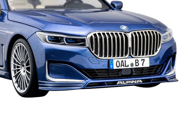 ミニチュアカー BMW ALPINA B7 (G12LCI) ALPINA ブルー 1/18
