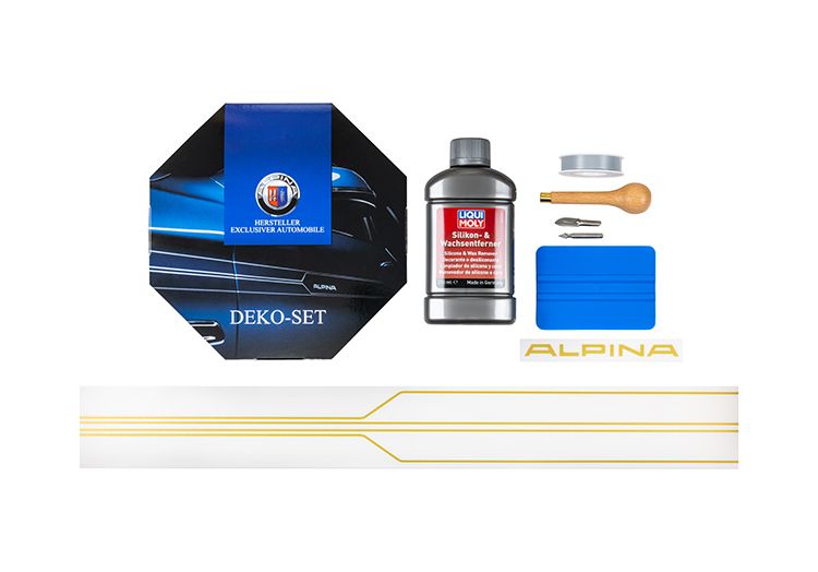 E60、E61 LCIデコセット ゴールドピンストライプ フロントスポイラー用