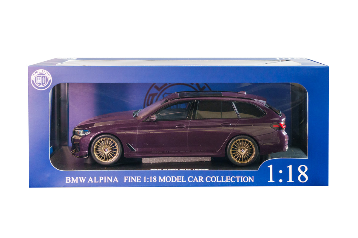 ミニチュアカー BMW ALPINA B5GT ツーリング(G31LCI) テクノバイオレット 1/18