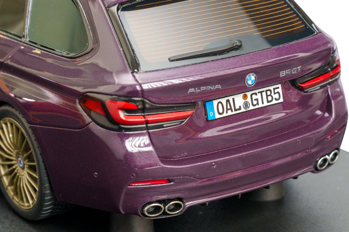 ミニチュアカー BMW ALPINA B5GT ツーリング(G31LCI) テクノバイオレット 1/18