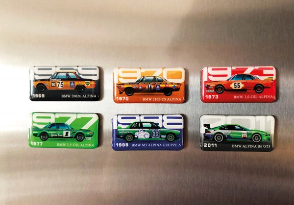 アルピナ マグネットセット “Racing” 6枚セット