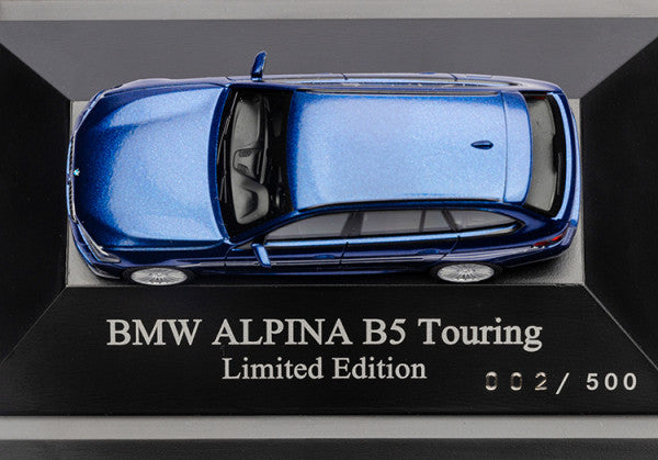 ミニチュアカー BMW ALPINA B5 ツーリング(G31)限定版（LCI モデル） 1/87（ブルー）