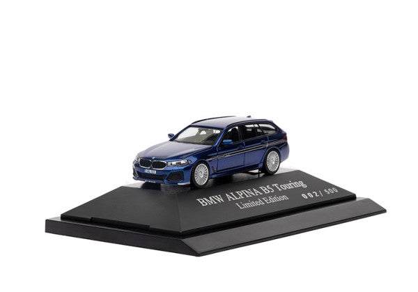 ミニチュアカー BMW ALPINA B5 ツーリング(G31)限定版（LCI モデル） 1/87（ブルー）