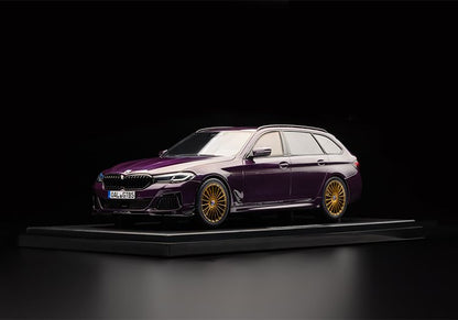 ミニチュアカー BMW ALPINA B5GT ツーリング(G31LCI) テクノバイオレット 1/18