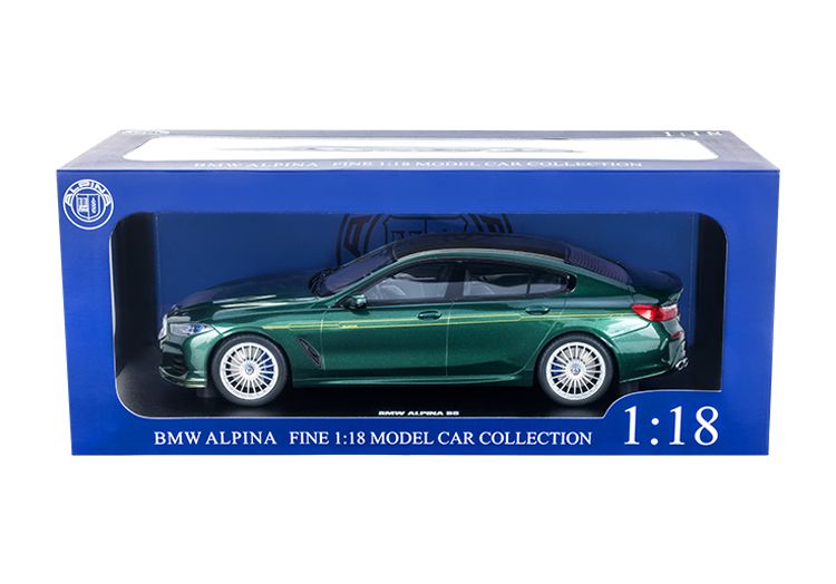 ミニチュアカー BMW ALPINA B8 グランクーペ(G16) ALPINAグリーン 1/18