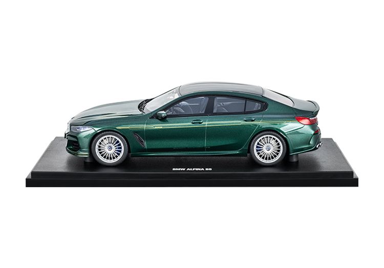 ミニチュアカー BMW ALPINA B8 グランクーペ(G16) ALPINAグリーン 1/18