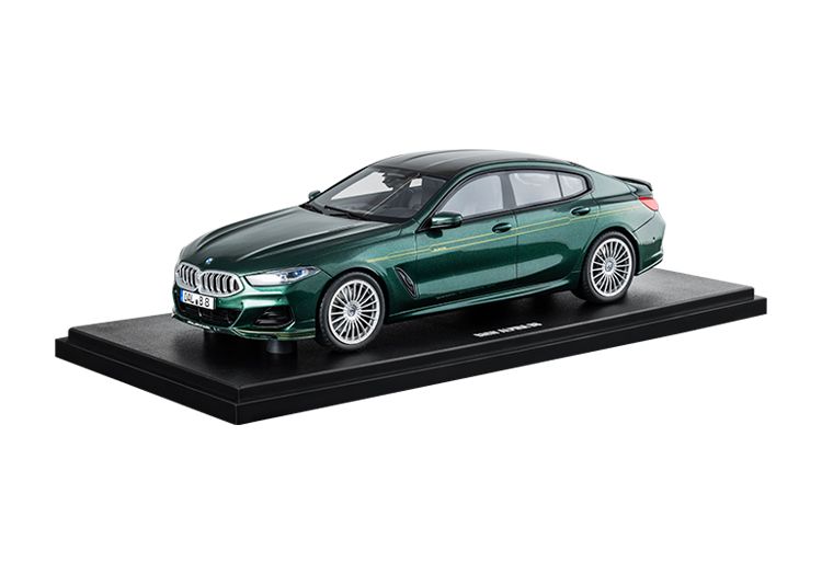ミニチュアカー BMW ALPINA B8 グランクーペ(G16) ALPINAグリーン 1/18