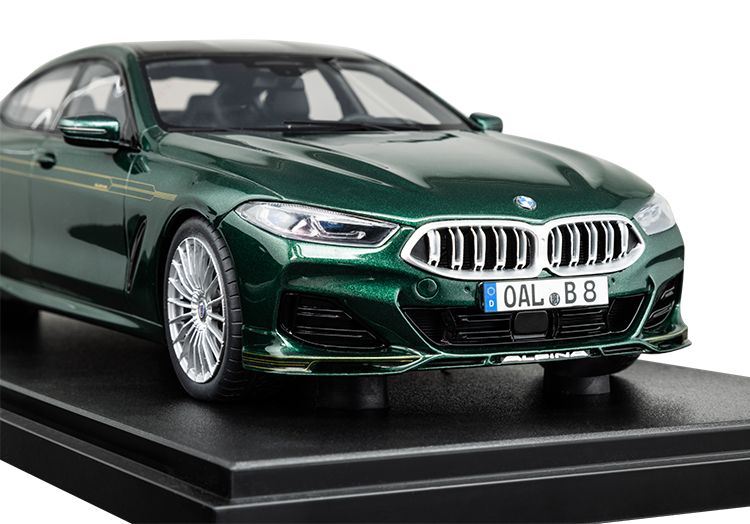 ミニチュアカー BMW ALPINA B8 グランクーペ(G16) ALPINAグリーン 1/18